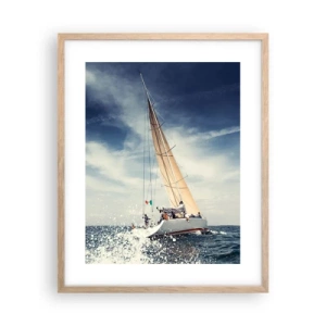 Poszter világos tölgy keretben - Nem érnek utol! - 40x50 cm