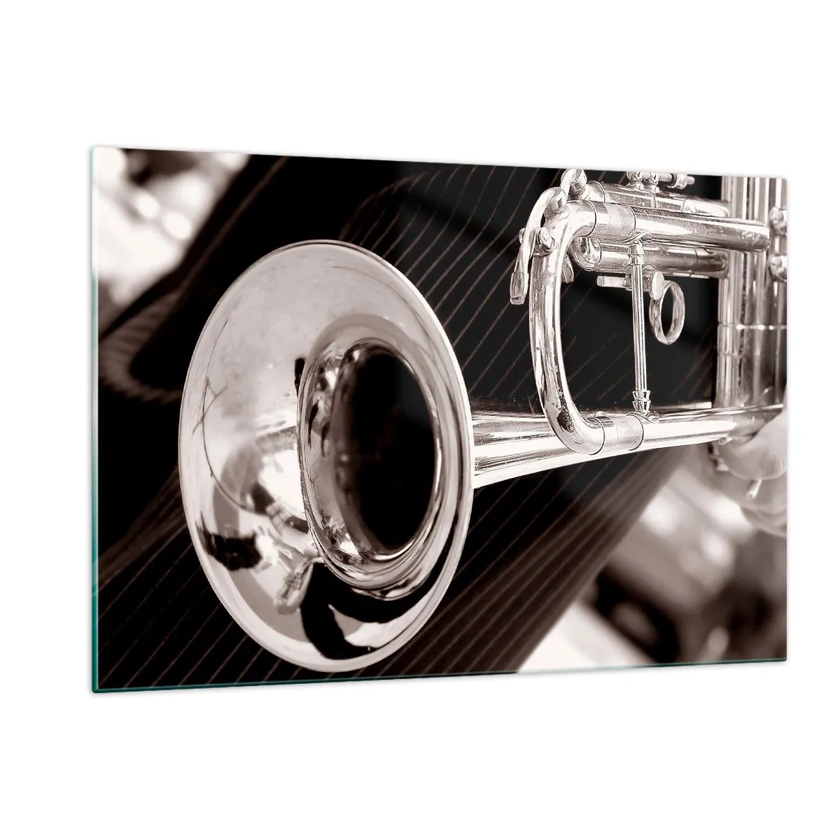 Üveg kép - Zenei utazás az 1930-as évekbe - 120x80 cm