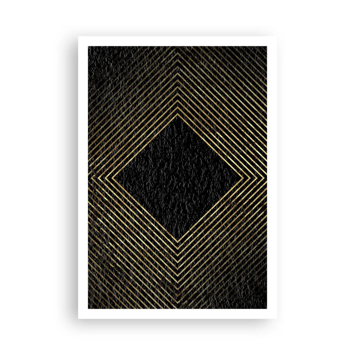 Poszter - Geometria glamour stílusban - 70x100 cm