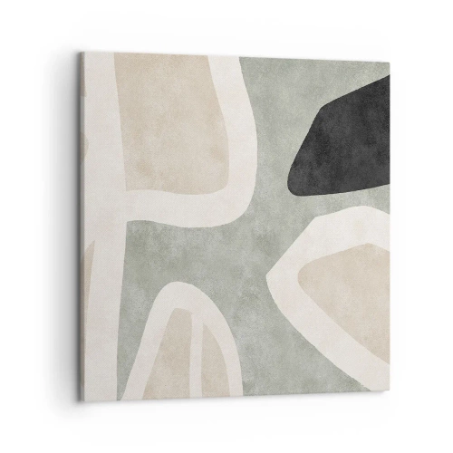 Vászonkép - Kompozíció fekete témával - 50x50 cm