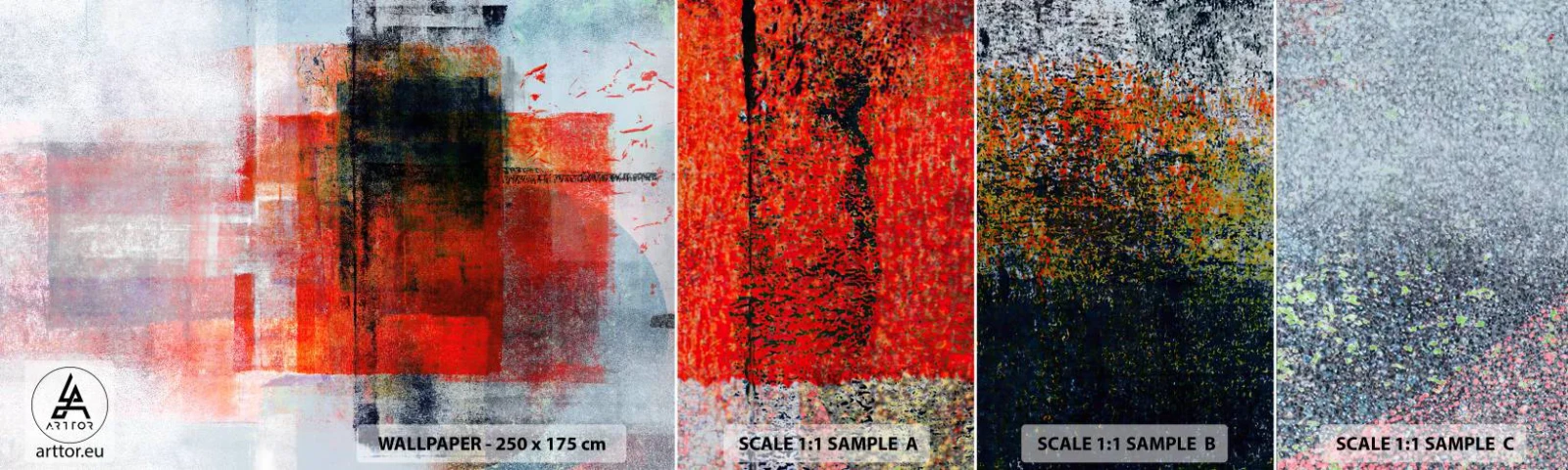 Fotótapéta Minta Standard Eco - Izzó kompozíció - Darab, Absztrakció, Ipari - 100x30 cm