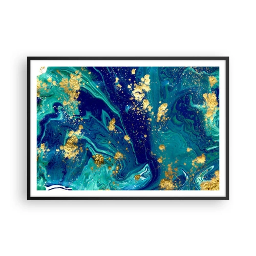 Poszter fehér keretben - Nap pelyhek - 100x70 cm