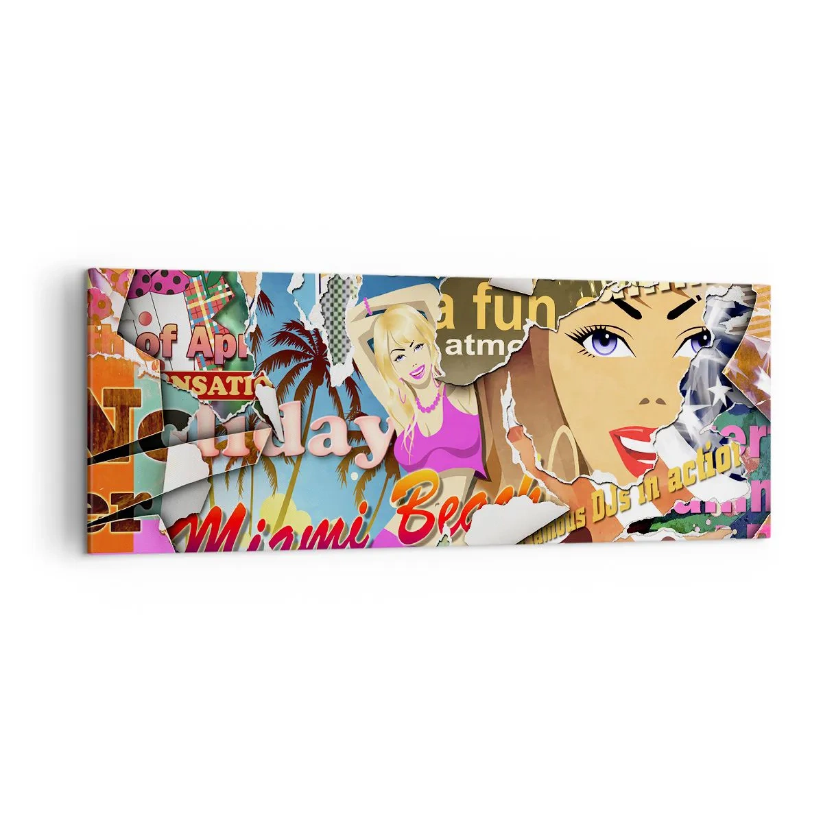 Vászonkép - Nyári visszaemlékezések - 140x50 cm