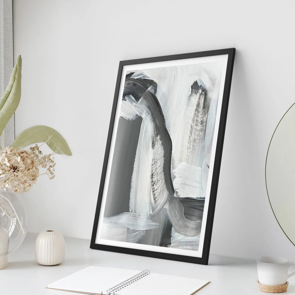Poszter fehér keretben - Határozott mozgással - 30x40 cm