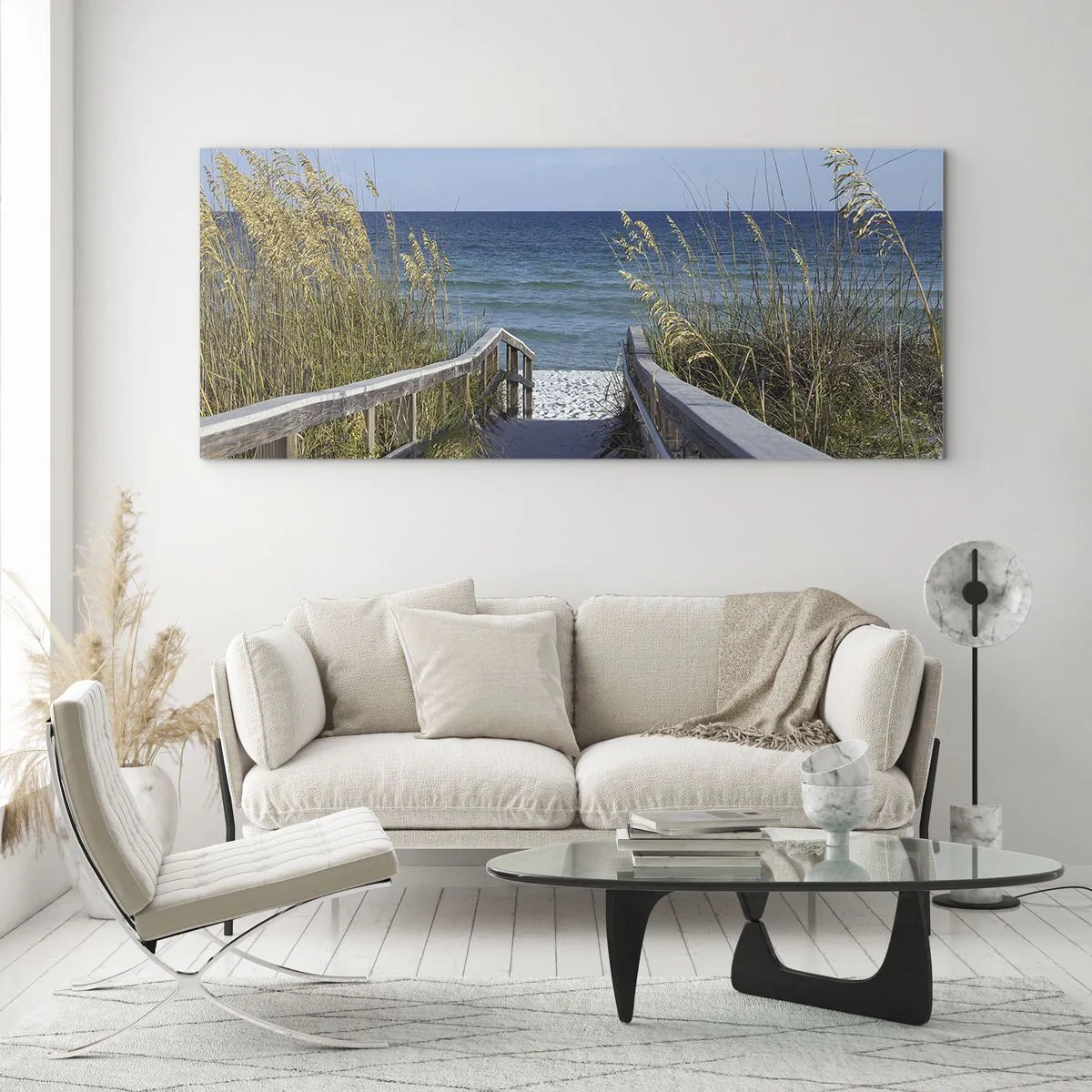 Üveg kép - Napsütésben, szélben - 100x40 cm