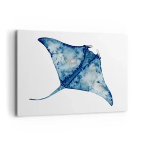 Vászonkép - Élet kékben - 100x70 cm