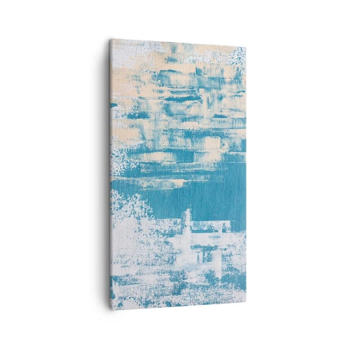Vászonkép - Jégcsapon keresztül - 45x80 cm