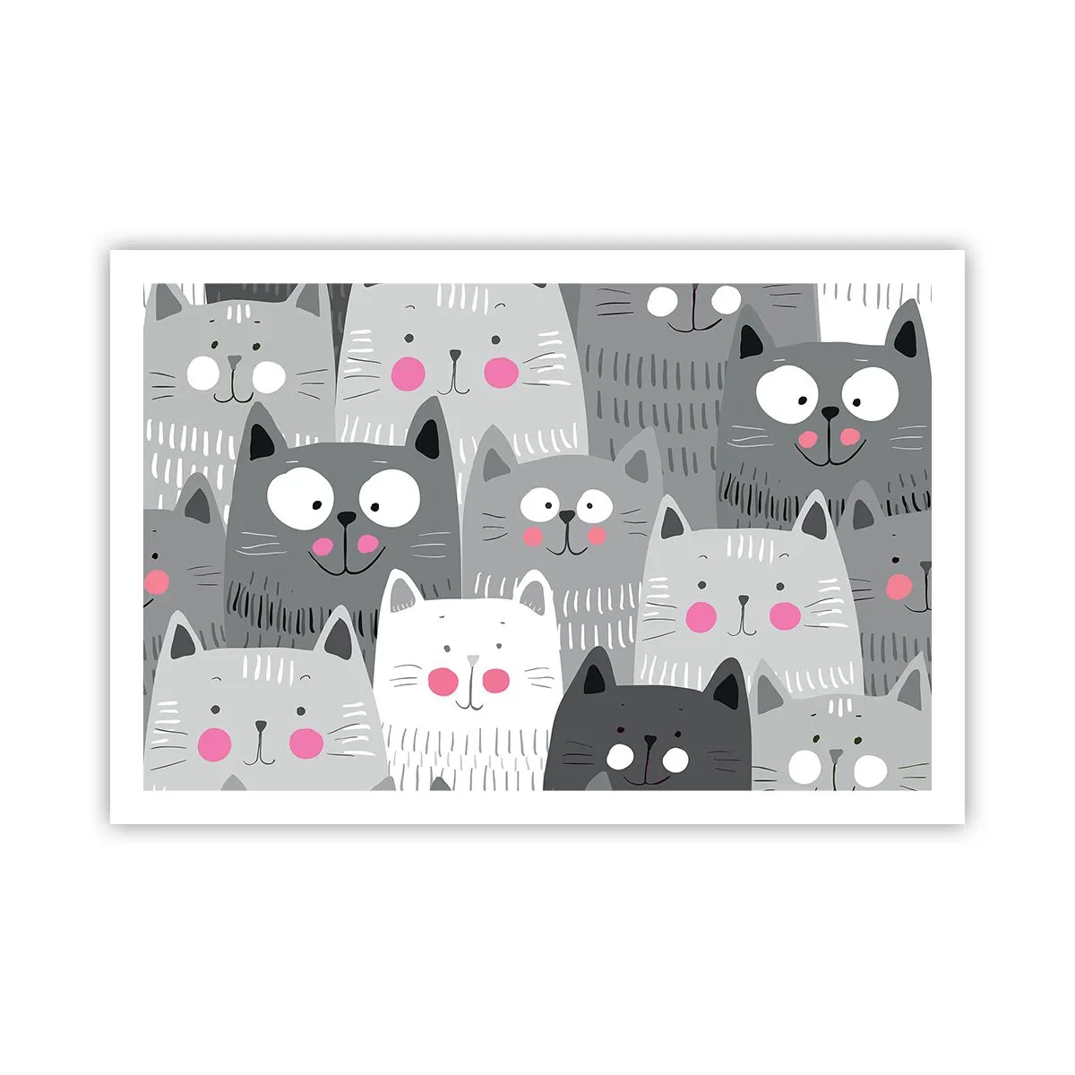 Poszter - A macska világa - 91x61 cm