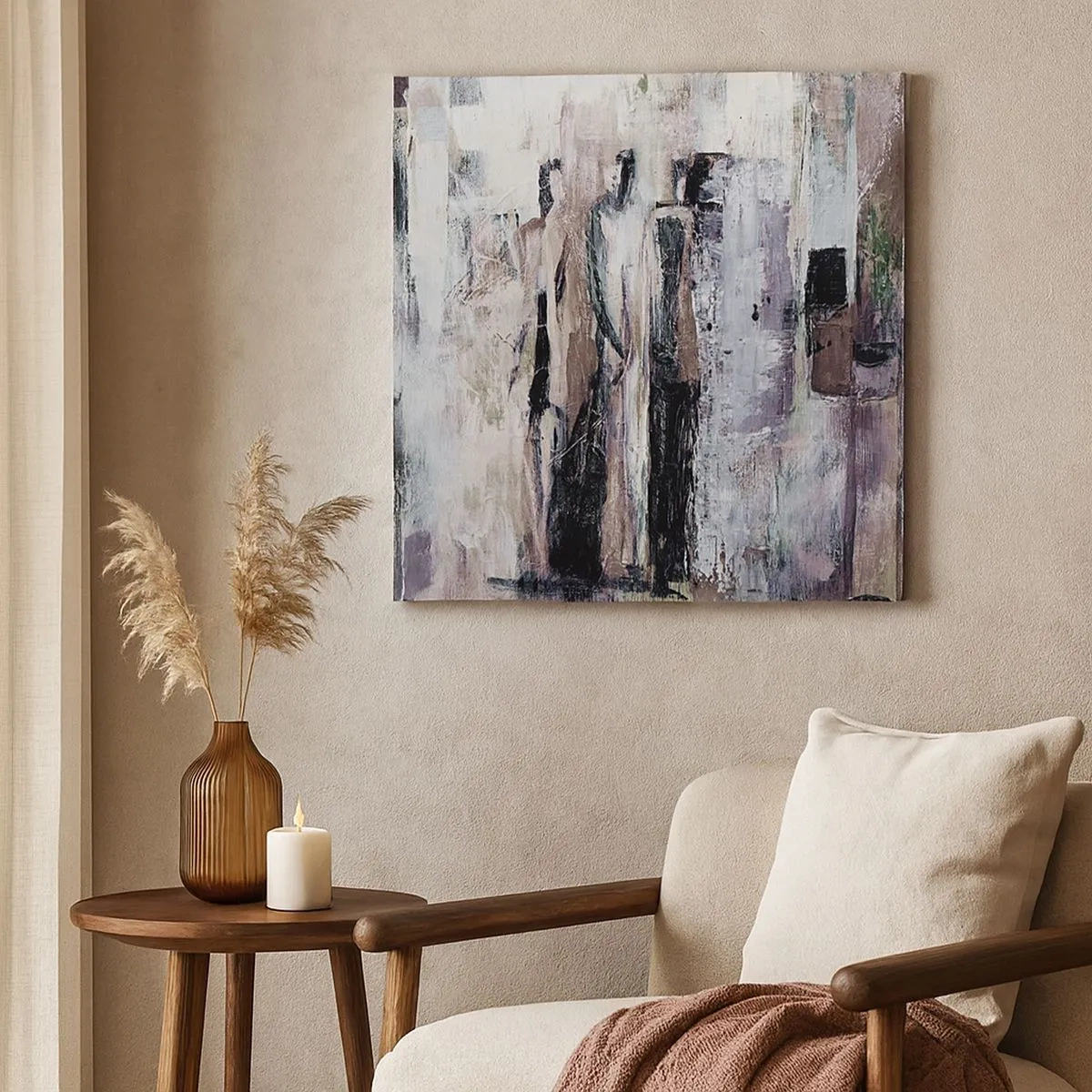 Vászonkép - A titokzatos hámas - 30x30 cm