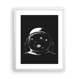 Poszter fekete keretben - Szép kilátás - 40x50 cm