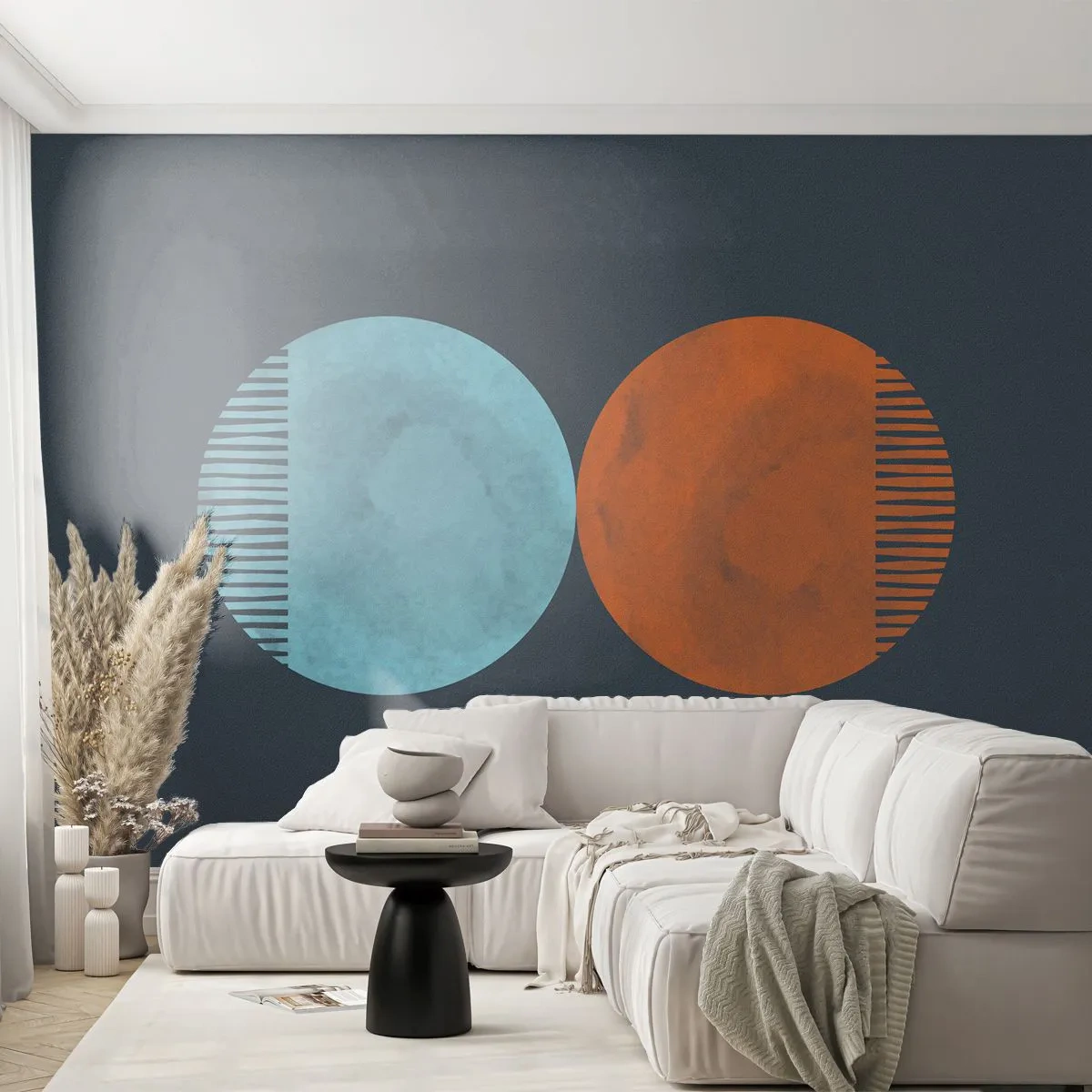 Fotótapéta Premium Canvas - Csak a geometria? - Absztrakció, Darab, kerületek - 250x175 cm