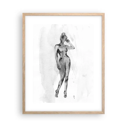 Poszter világos tölgy keretben - A nőiesség ideáljának nyomában - 40x50 cm
