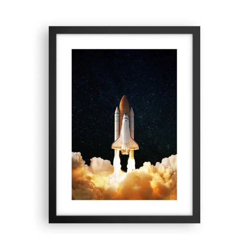 Poszter fehér keretben - Ad astra! - 30x40 cm