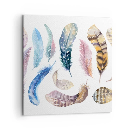 Vászonkép - Könnyű, tarka és sokszínű - 60x60 cm