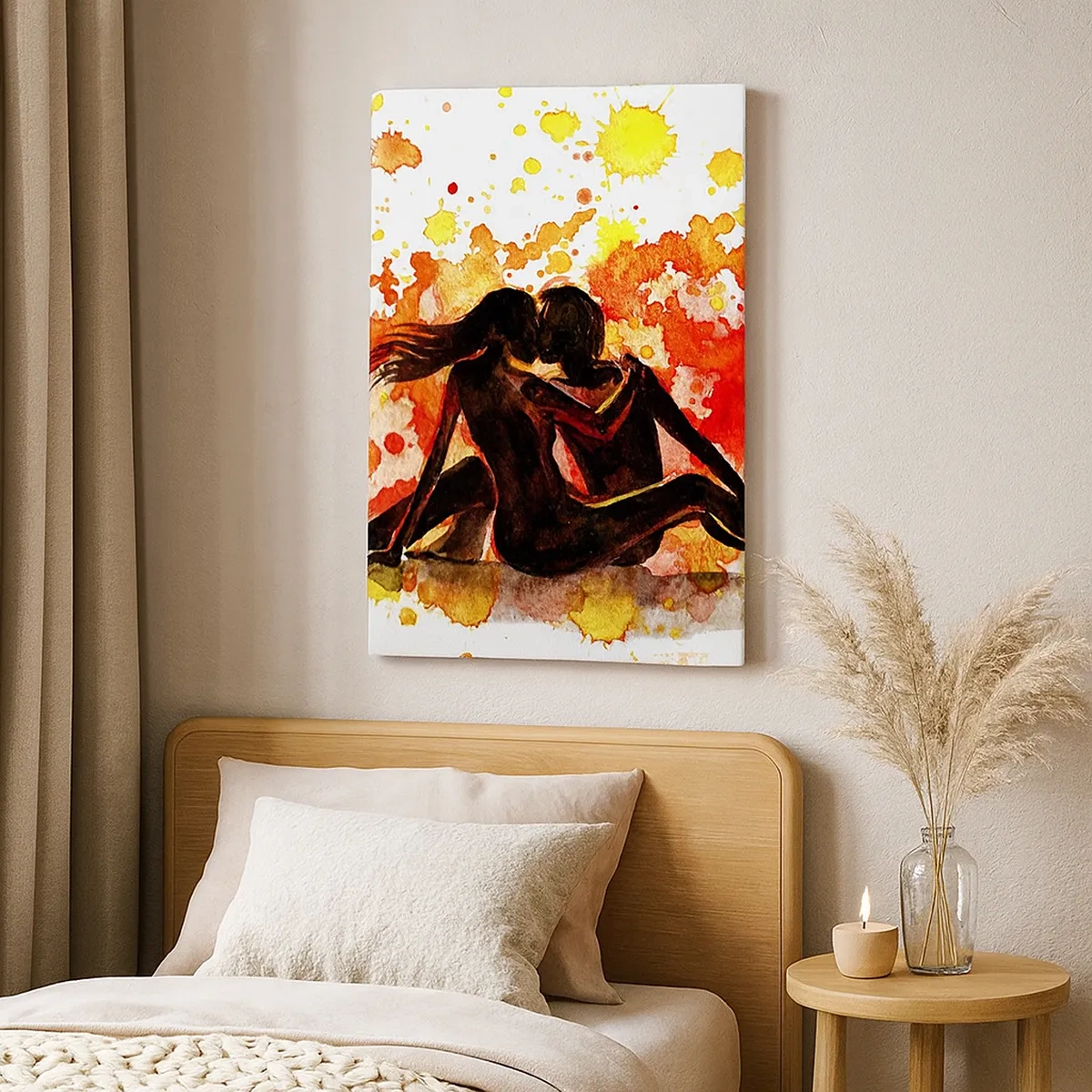 Vászonkép - És világosság lett - 50x70 cm