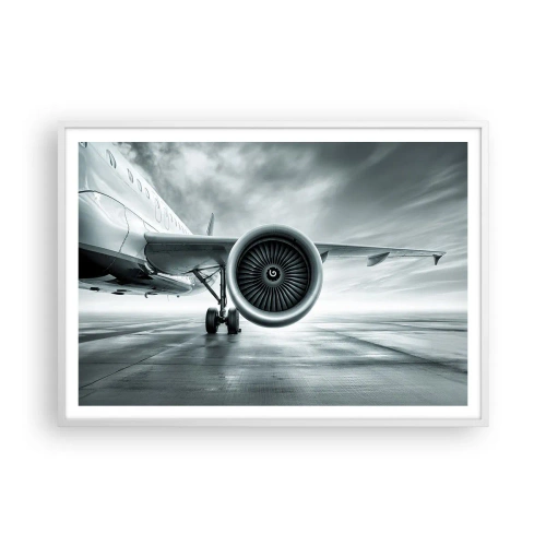 Poszter fekete keretben - Van erő! - 100x70 cm