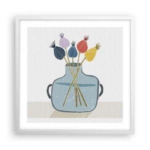 Poszter fekete keretben - Mint egy mákszem - 50x50 cm