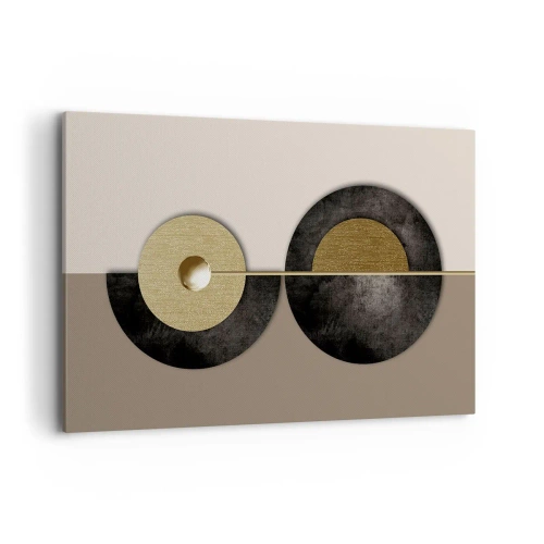 Vászonkép - Variációk egy kör körül - 120x80 cm