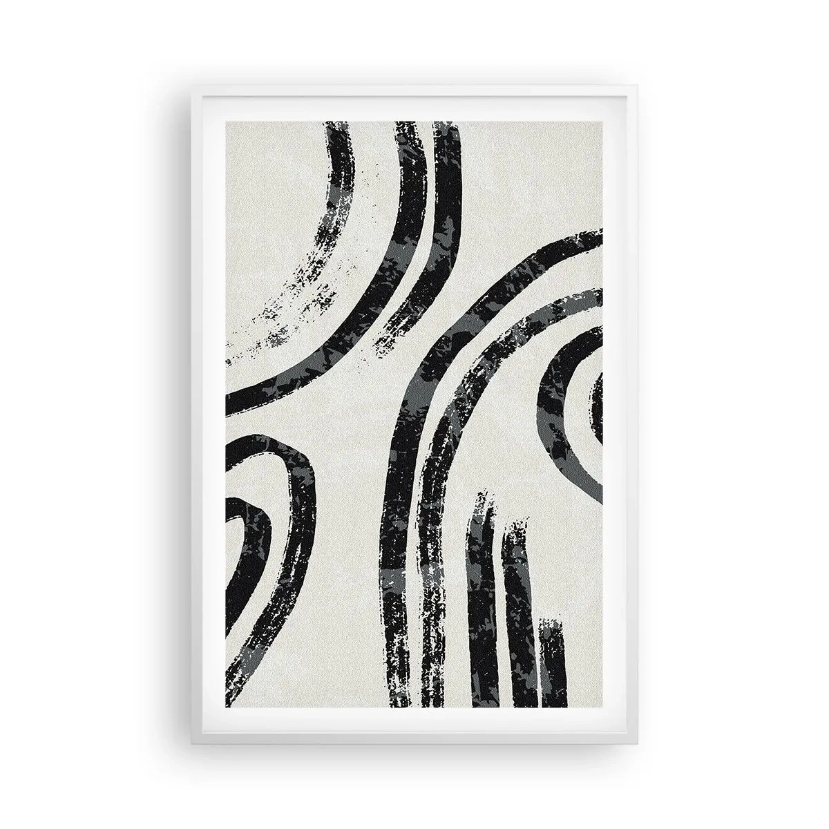 Poszter fekete keretben - Félig megállt - 61x91 cm