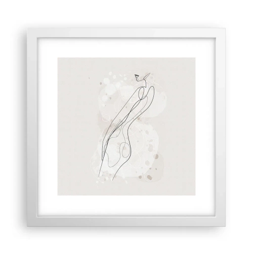 Poszter fekete keretben - Eltévedni nézésben - 30x30 cm