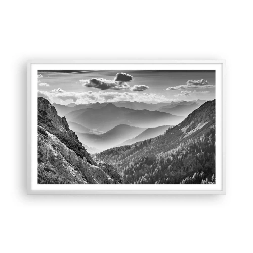 Poszter fekete keretben - Egészen a horizontig - 91x61 cm