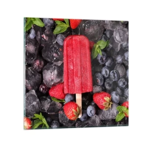 Üveg kép - A forró nyár íze - 60x60 cm