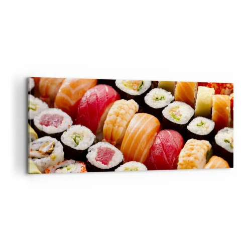 Vászonkép - Ázsia színei és ízei - 100x40 cm