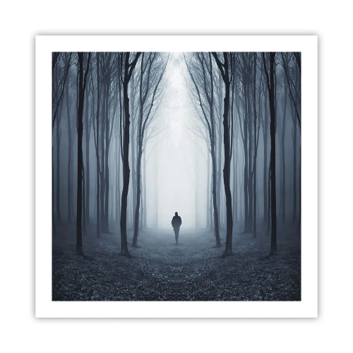 Poszter - És minden egyszerű és világos - 60x60 cm