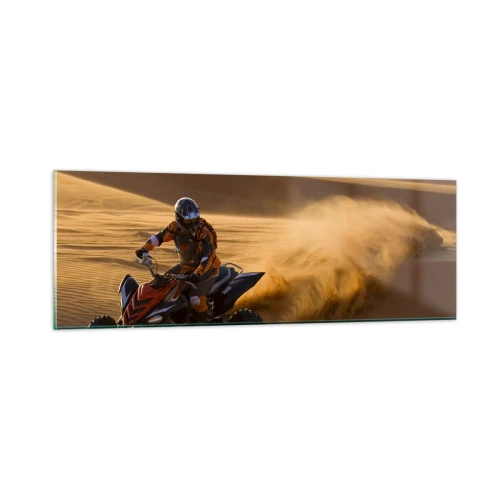 Üveg kép - A homok hullámain - 90x30 cm