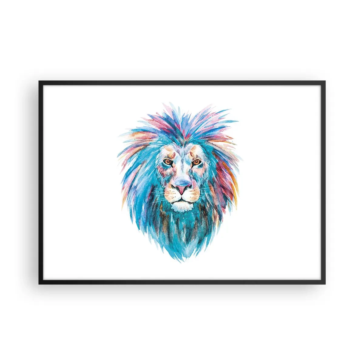 Poszter fehér keretben - Felvillanyozó aura - 100x70 cm