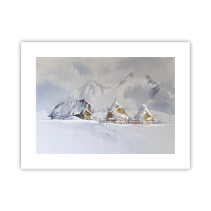 Poszter - Egy havas völgyben - 40x30 cm