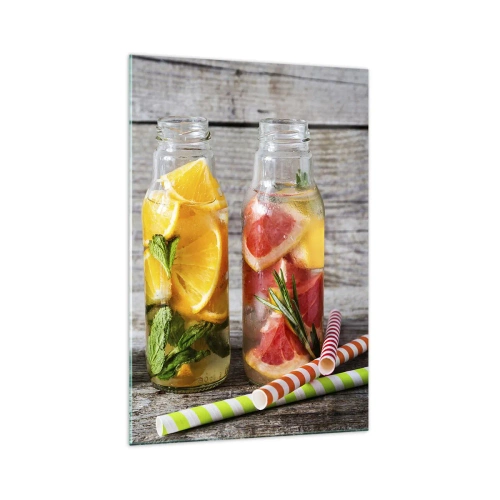 Üveg kép - Természeténél fogva egészséges - 70x100 cm