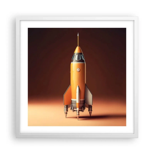 Poszter fekete keretben - Egy álommal kezdődik - 50x50 cm