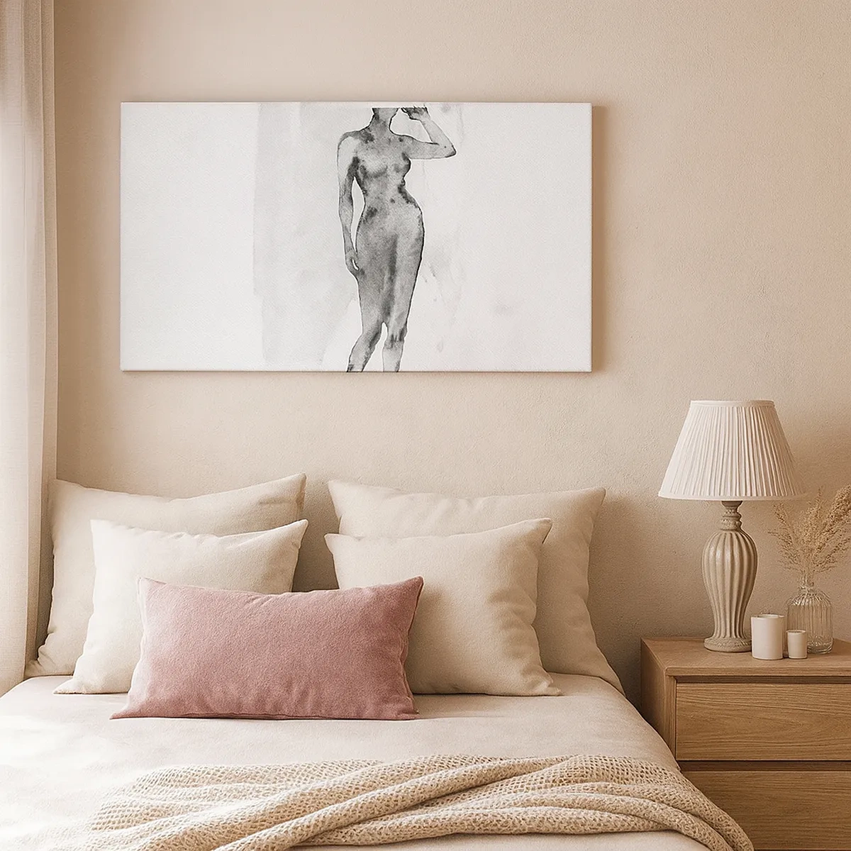 Vászonkép - A nőiesség ideáljának nyomában - 30x30 cm