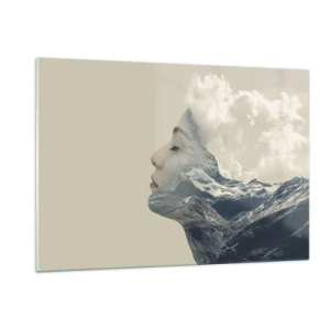 Üveg kép - Az elemek szépsége - 120x80 cm