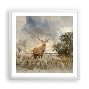 Poszter fekete keretben - Becsület – erő – méltóság - 50x50 cm