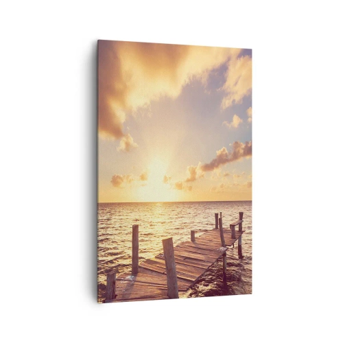 Vászonkép - A szelídség aranyföldje - 80x120 cm