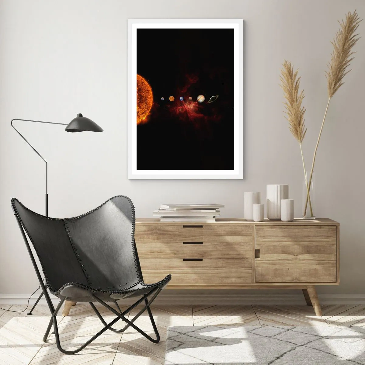 Poszter fekete keretben - A szomszédságunk - 61x91 cm