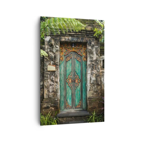Vászonkép - Ajtó egy egzotikus világba - 80x120 cm