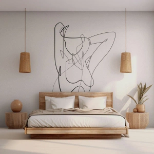 Fotótapéta Premium Canvas - Milyen vagy igazán…. - Absztrakció, Női Test, Grafika - 150x105 cm