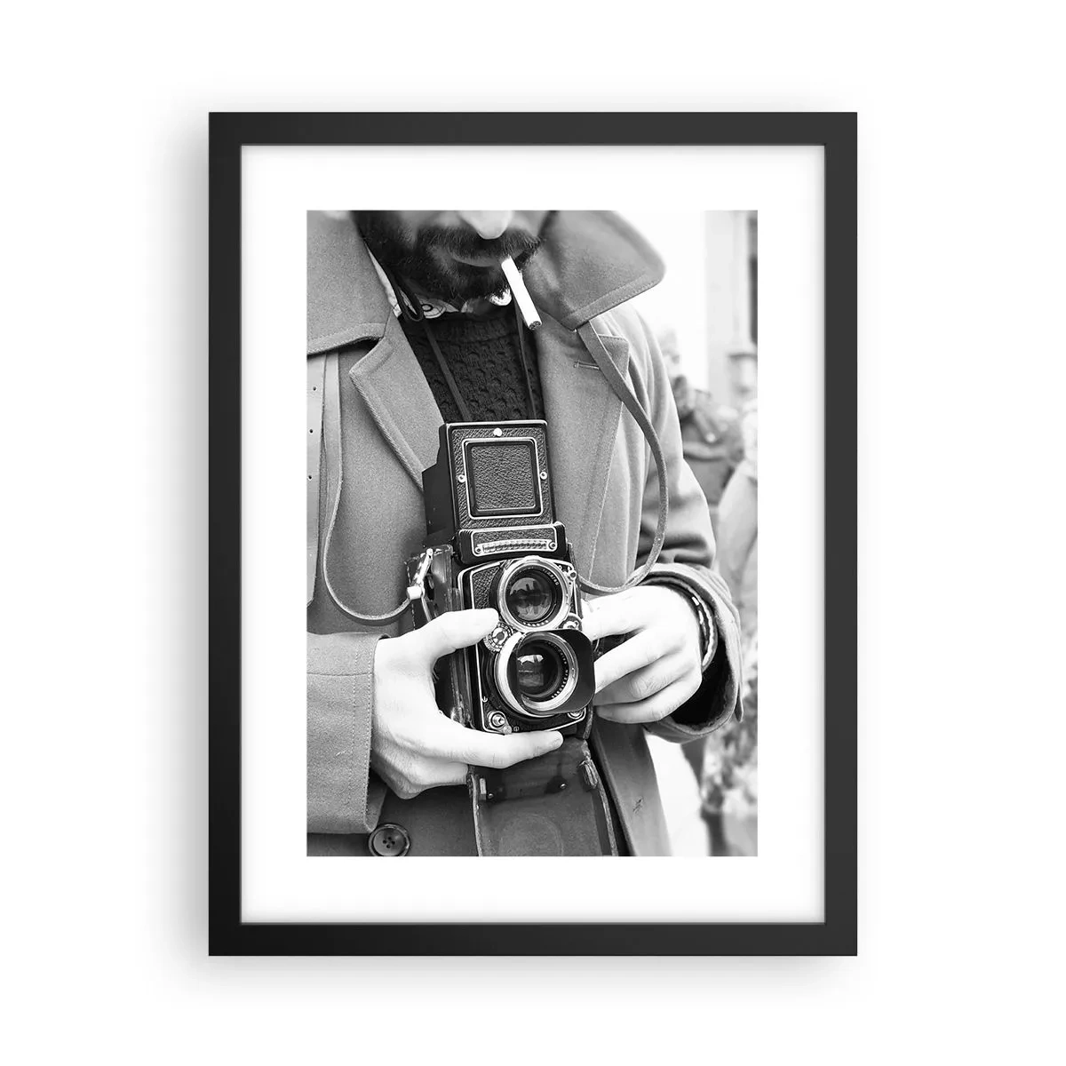 Poszter fehér keretben - Retro stílusban - 30x40 cm