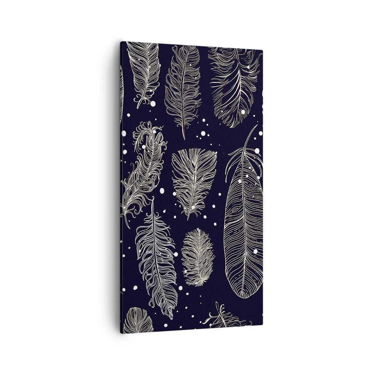 Vászonkép - Tollas csipke - 55x100 cm