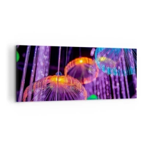 Vászonkép - Világító szökőkút - 100x40 cm