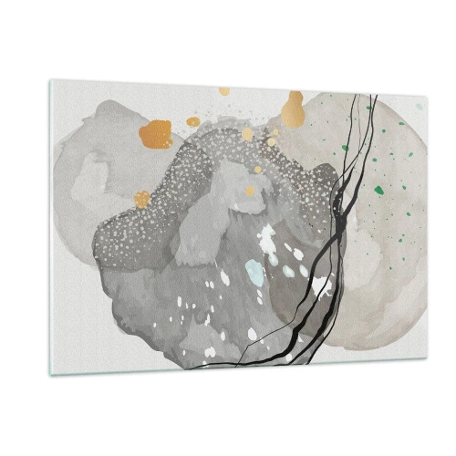 Üveg kép - Organikus kompozíció - 120x80 cm