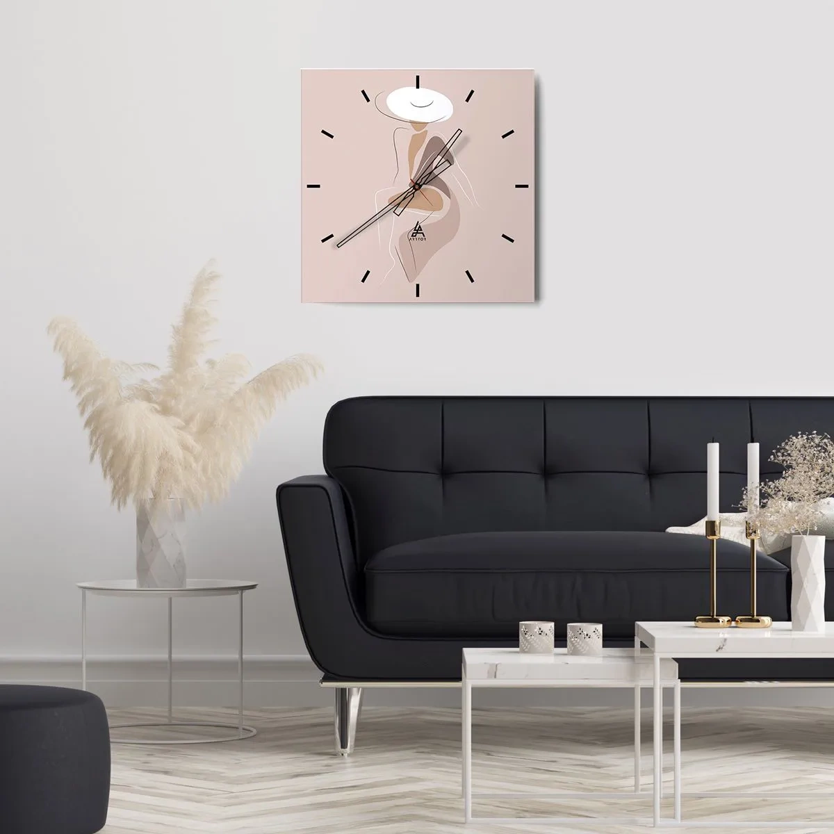 Falióra, Óra - Egy hölgynek lenni - 40x40 cm