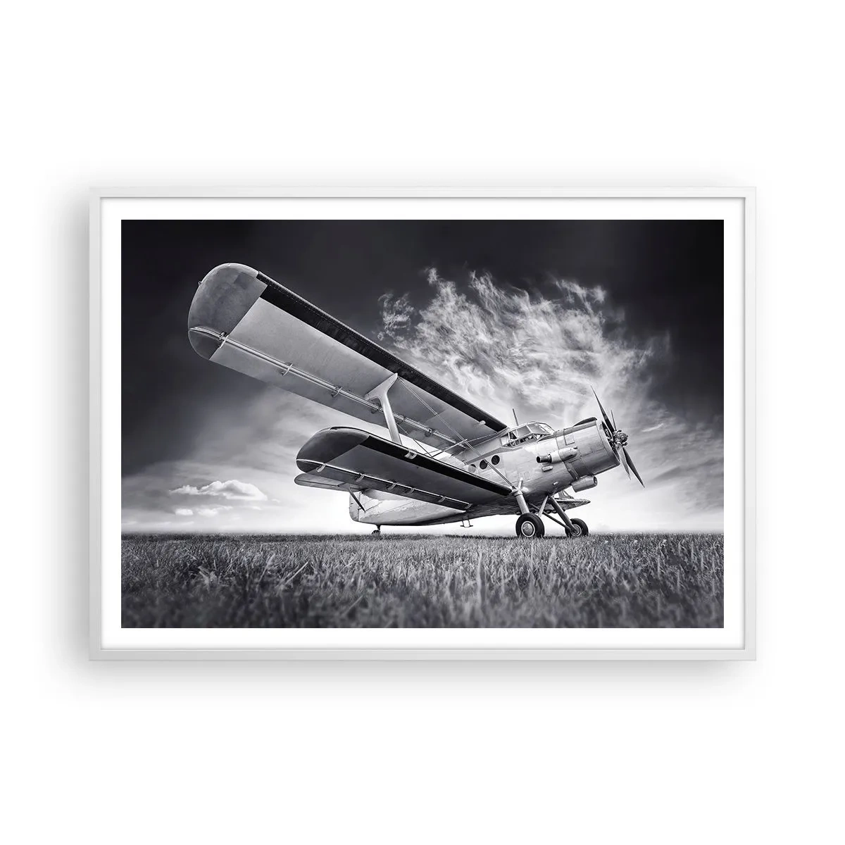 Poszter fekete keretben - A szárnyas vándor - 100x70 cm