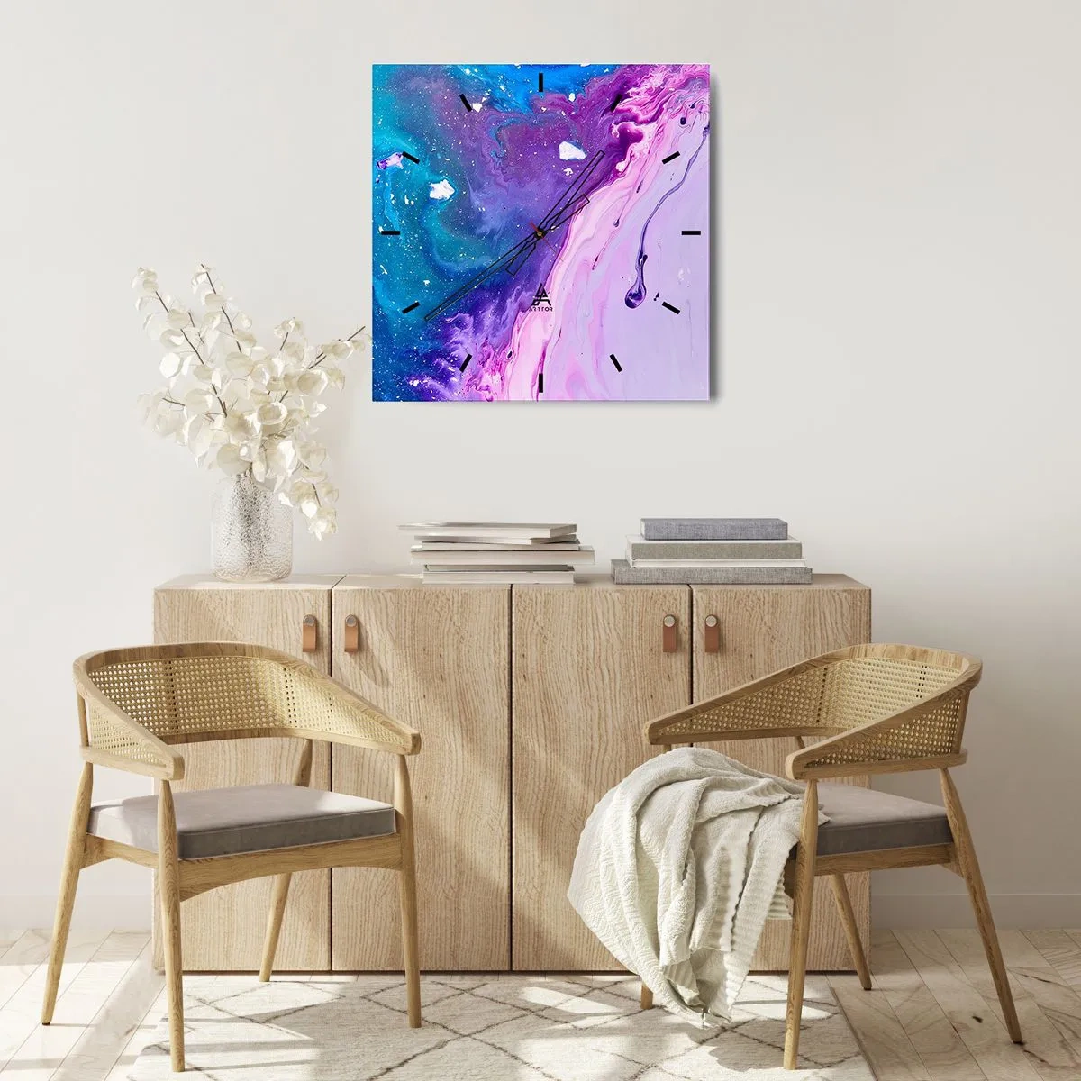 Falióra, Óra - Yin és yang - 30x30 cm