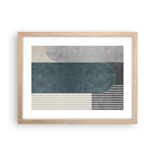 Poszter világos tölgy keretben - Vízszintes kompozíció - 40x30 cm