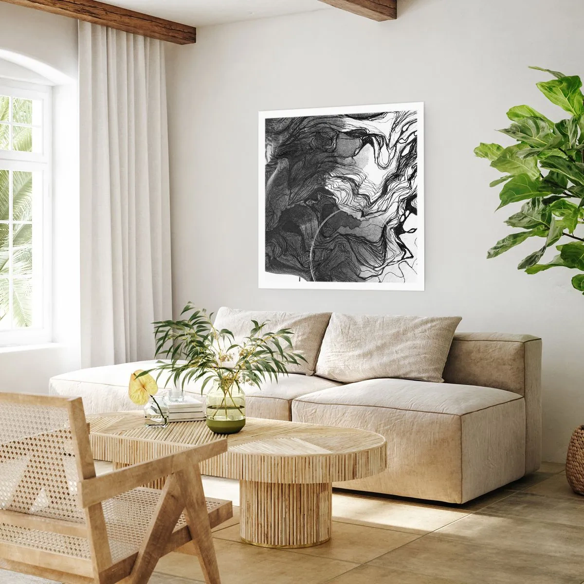 Poszter - Álmokba gabalyodva - 30x30 cm