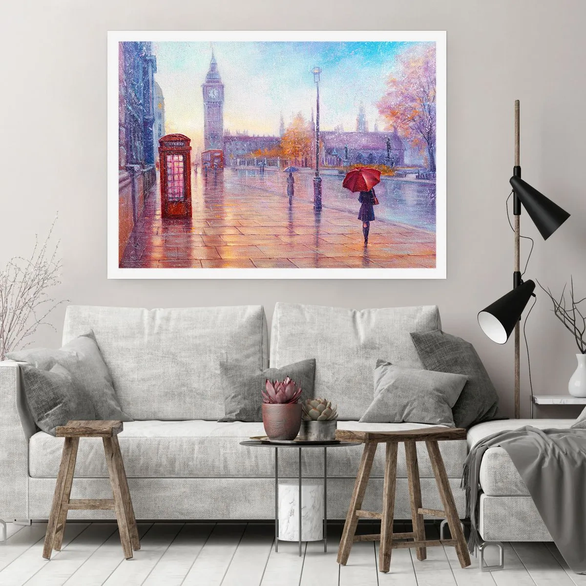 Poszter - Őszi nap Londonban - 100x70 cm